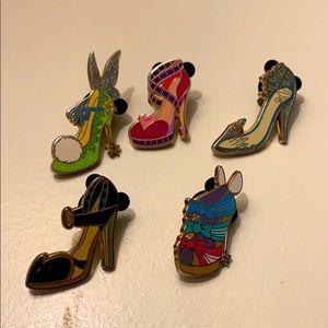 5 Disney Princess trade high heel pins